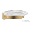 Hansgrohe ADDSTORIS S fali szappantartó matt üveg tállal, szálcsiszolt bronz 41766140