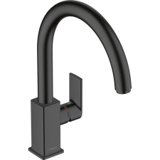 Hansgrohe Álló mosogatócsaptelep 210mm kifolyócsővel, Vernis Shape matt fekete, Hansgrohe csaptelep