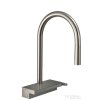 Hansgrohe AQUANO SELECT M81 3 jet 170 mosogató csaptelep kihúzható fejjel, nemesacél felület 73837800