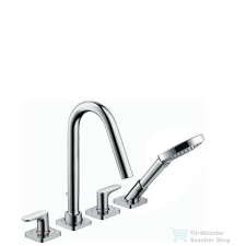 Hansgrohe AX CITTERIO 4-lyukú, épített peremre szerelhető kádcsaptelep, króm 34454000 csaptelep
