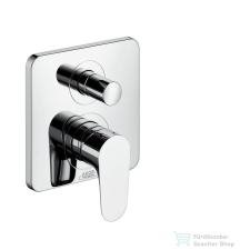Hansgrohe AX Citterio M egykaros, falsík alatti kádcsaptelep színkészlet, króm 34425000 csaptelep
