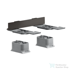 Hansgrohe AXOR adapter tartozékok sínre szereléséhez,szálcsiszolt fekete króm 42870340 fürdőszoba kiegészítő