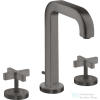 Hansgrohe AXOR CITTERIO 3 üléses mosdó csaptelep automata leeresztővel,szálcsiszolt fekete króm 39133340