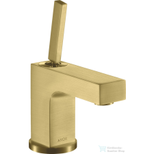 Hansgrohe AXOR CITTERIO 80 mosdó csaptelep automata leeresztővel,szálcsiszolt sárgaréz hatású 39015950 csaptelep