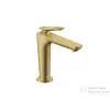 Hansgrohe AXOR CITTERIO C 125 hidegindításos mosdó csaptelep négyszög metszéses fogantyúval, nem zárható leeresztővel, polírozott arany hatású 49041990