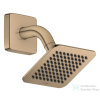 Hansgrohe AXOR CITTERIO C 12x12 cm-es 1 jet Ecosmart esőztető zuhanykarral, szálcsiszolt bronz 28810140