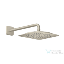 Hansgrohe AXOR CITTERIO C 27x27 cm-es fejzuhany zuhanykarral,szálcsiszolt nikkel 28790820 csaptelep