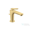 Hansgrohe AXOR CITTERIO C 90 hidegindításos mosdó csaptelep négyszög metszéses fogantyúval, automata leeresztővel, szálcsiszolt arany hatású 49011250
