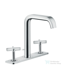 Hansgrohe AXOR CITTERIO E 3-lyukú mosdócsaptelep, automata lefolyó-garnitúrával króm 36116000 csaptelep