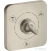 Hansgrohe AXOR CITTERIO E Trio/ Quattro falsík alatti elzáró- és váltószelep 12 x 12, szálcsiszolt nikkel 36772820