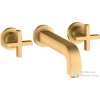 Hansgrohe AXOR Citterio falsík alatti mosdó csaptelep 22,2 cm-es kifolyóval,szálcsiszolt sárgaréz hatású 39143950