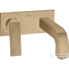 Hansgrohe AXOR CITTERIO falsík alatti mosdó csaptelep 22 cm-es kifolyóval,nem zárható leeresztővel,rombuszmetszéses fogantyúval,szálcsiszolt bronz 39171140