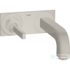 Hansgrohe AXOR Citterio falsík alatti mosdó csaptelep 22 cm-es kifolyóval,rozsdamentes acél hatású 39115800