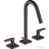 Hansgrohe AXOR CITTERIO M 3 üléses mosdó csaptelep automata leeresztővel,szálcsiszolt fekete króm 34133340