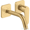 Hansgrohe AXOR Citterio M falsík alatti mosdó csaptelep 16,7 cm-es kifolyóval,szálcsiszolt arany hatású 34113250