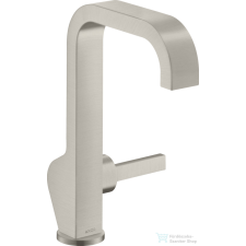 Hansgrohe AXOR CITTERIO magasított mosdó csaptelep leeresztő nélkül,rozsdamentes acél hatású 39037800 csaptelep