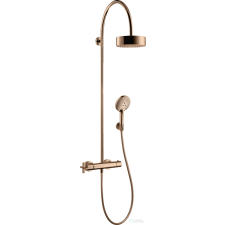 Hansgrohe AXOR CITTERIO Showerpipe termosztátos zuhanyrendszer,polírozott vörös arany hatású 39670300 csaptelep
