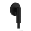 Hansgrohe AXOR FINE round gégecső csatlakozó, matt fekete 36737670