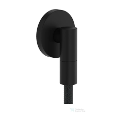 Hansgrohe AXOR FINE round gégecső csatlakozó, matt fekete 36737670 csaptelep