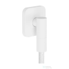 Hansgrohe AXOR FINE softsquare gégecső csatlakozó, matt fehér 36739700