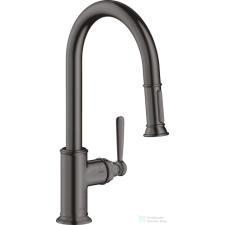 Hansgrohe Axor Montreux 2 funkciós mosogató csaptelep, szálcsiszolt fekete króm 16581340 csaptelep