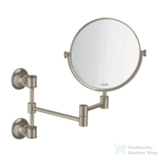 Hansgrohe AXOR MONTREUX fali kozmetikai tükör, szálcsiszolt nikkel 42090820 fürdőszoba kiegészítő