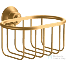 Hansgrohe AXOR MONTREUX fali szappantartótartó kosár,szálcsiszolt arany hatású 42065250 fürdőszoba kiegészítő