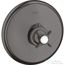 Hansgrohe Axor Montreux falsík alatti termosztátos színkészlet,szálcsiszolt fekete króm 16810340 csaptelep