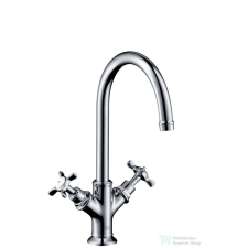 Hansgrohe AXOR MONTREUX kétkaros mosdó csaptelep DN15, automata leeresztővel, króm 16502000 csaptelep