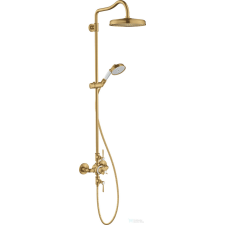 Hansgrohe Axor Montreux Showerpipe zuhanyrendszer,szálcsiszolt arany hatású 16572250 csaptelep