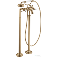 Hansgrohe AXOR MONTREUX szabadon álló kádtöltő csaptelep zuhanyszettel,szálcsiszolt bronz 16553140 csaptelep