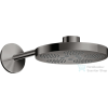 Hansgrohe AXOR ONE 280 fejzuhany zuhanykarral,2 jet,alaptest nélkül,polírozott fekete króm 48492330