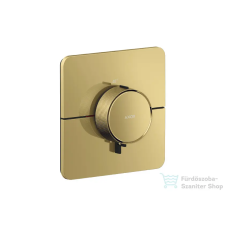Hansgrohe AXOR SHOWERSELECT ID Softsquare falsík alatti termosztát, polírozott arany hatású 36775990 csaptelep
