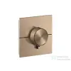Hansgrohe AXOR SHOWERSELECT ID Square falsík alatti termosztát, szálcsiszolt vörös arany hatású 36774310