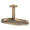 Hansgrohe AXOR SHOWERSPHERE 37x22 cm-es 1 jet mennyezeti esőztető zuhanykarral, szálcsiszolt bronz 39760140