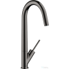 Hansgrohe AXOR STARCK egykaros mosogató csaptelep DN15, polírozott fekete króm 10822330