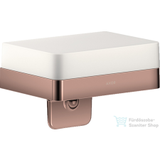 Hansgrohe AXOR UNIVERSAL SOFTSQUARE folyékonyszappan-adagoló,polírozott vörös arany hatású 42819300 fürdőszoba kiegészítő