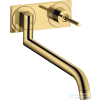 Hansgrohe AXOR Uno 2 fali mosogató csaptelep alaptest nélkül, polírozott arany hatású 38815990