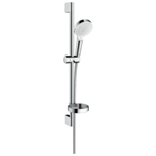 Hansgrohe Crometta Vario/Unica Croma zuhanyszett + szappantartó,650mm,fehér/króm szappan