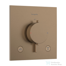 Hansgrohe ECOSTAT Comfort E falsík alatti kád/zuhany csaptelep, szálcsiszolt bronz 33711140 csaptelep