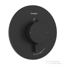 Hansgrohe ECOSTAT Comfort S falsík alatti kád/zuhany csaptelep, matt fekete 33714670 csaptelep
