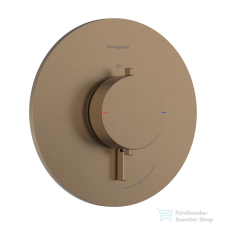 Hansgrohe ECOSTAT Comfort S falsík alatti kád/zuhany csaptelep, szálcsiszolt bronz 33714140 csaptelep