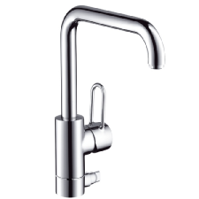  Hansgrohe Egykaros konyhai csaptelep beépített elzárószeleppel DN15, króm 14855000 fürdőkellék
