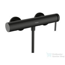 Hansgrohe FINORIS zuhany csaptelep zuhanyszett nélkül, szálcsiszolt fekete króm 76620340 csaptelep