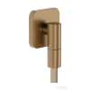 Hansgrohe FIXFIT FINE Q gégecső csatlakozó visszafolyásgátlóval, szálcsiszolt bronz 28884140