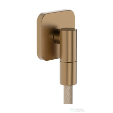 Hansgrohe FIXFIT FINE Q gégecső csatlakozó visszafolyásgátlóval, szálcsiszolt bronz 28884140 csaptelep