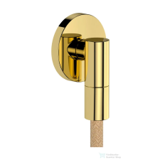 Hansgrohe FIXFIT FINE S gégecső csatlakozó visszafolyásgátlóval, polírozott arany hatású 28882990 csaptelep