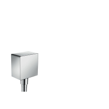 Hansgrohe Fixfit Square fali csatlakozás visszafolyásgátlóval és szintetikus gömbcsuklóval (26455000) csaptelep