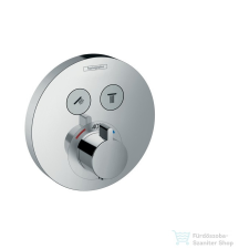 Hansgrohe HG ShowerSelect S termosztátos csaptelep, falsík alatti szereléshez, 2 fogyasztóhoz 15743000 csaptelep