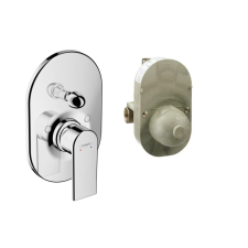 Hansgrohe Kád csaptelep Hansgrohe Vernis Shape vakolat alatti résszel együtt króm 71472000 csaptelep